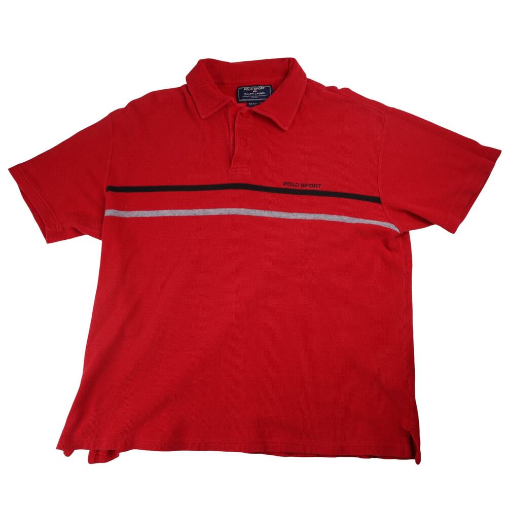Vintage Polo Sport Ralph Lauren Knit Textured Polo Shirt
